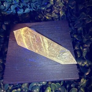 Brazilian Amethyst w/ Powellite Inclusions Vogel - *UV Reactive*